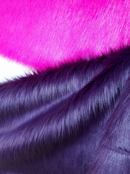Fox Violet Peluş Kumaş