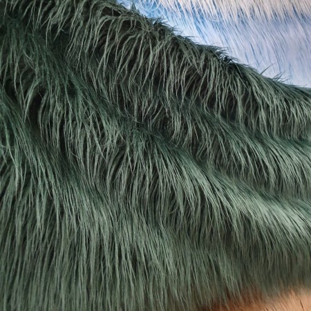 Tibet Green Peluş Kumaş